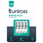 Uniross Power Plus AAA / LR03, 4 st