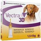 Vectra 3D för hund, 1,5-4 kg spot-on, lösning
