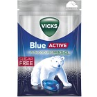 Vicks Blue Active Cooling Menthol sockerfri 72 g