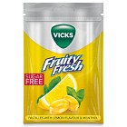 Vicks Fruity Fresh Lemon sockerfri 72 g