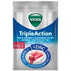 Vicks Triple Action sockerfri 72 g