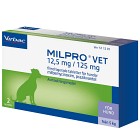 Virbac Milpro vet för hundar (> 5 kg), 2 tabletter, filmdragerade
