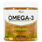 Viterna Omega-3 högkoncentrerad 70% 120 kapslar