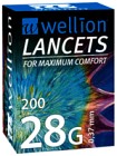 Wellion Lancets 28G lancetter 0,37 mm 200 st