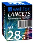 Wellion Lancets 28G lancetter 0,37 mm 50 st