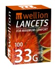 Wellion Lancets 33G lancetter 0,20 mm 100 st