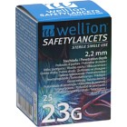Wellion Säkerhetslancett 23G  25 st