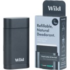 Wild Men's Black Case and Fresh Cotton & Sea Salt Deo Starter Pack 40 g